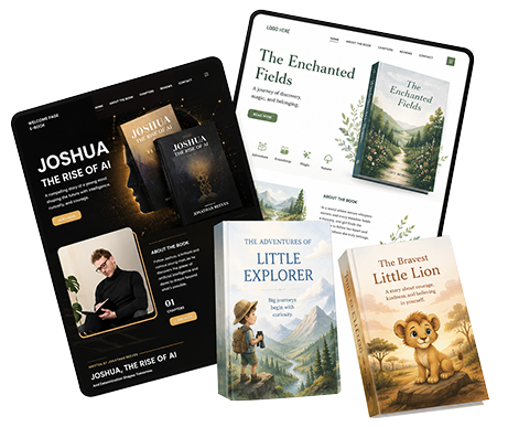 Author website design